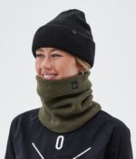 Dope 2x плетена маска за лице 4PZP493 маслинено зелено - Image 4