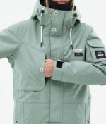 Dope adept w сноуборд яке 4PZP511 избеляло зелено Жени - Image 9