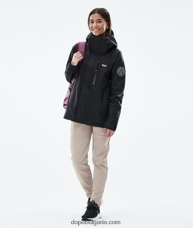 Dope blizzard light w външно яке с пълен цип 4PZP661 черен Жени - Image 3