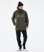 Dope cosy ii 2021 поларена качулка 4PZP324 маслинено зелено мъже - Image 9