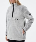 Dope вълнен пуловер с вълна 4PZP798 светло сив Жени - Image 7
