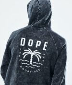 Dope ежедневна качулка 4PZP298 палма избелена черна мъже - Image 5