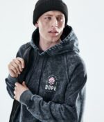 Dope ежедневна качулка 4PZP299 роза избелена черна мъже - Image 9