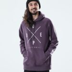 Dope ежедневна качулка 4PZP301 2 пъти по-избледняло грозде мъже