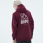 Dope ежедневна качулка 4PZP304 покачване бордо мъже