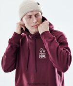 Dope ежедневна качулка 4PZP304 покачване бордо мъже - Image 4
