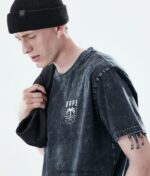 Dope ежедневна тениска 4PZP344 палма избелена черна мъже - Image 7