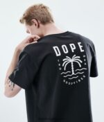 Dope ежедневна тениска 4PZP345 дланово черно мъже - Image 5