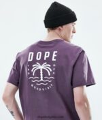 Dope ежедневна тениска 4PZP354 палмово избледняло грозде мъже - Image 5