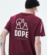 Dope ежедневна тениска 4PZP355 покачване бордо мъже - Image 6