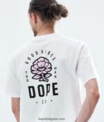 Dope ежедневна тениска 4PZP357 бяла роза мъже - Image 6