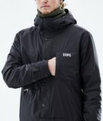 Dope изолирано междинно яке 4PZP149 черен мъже - Image 14