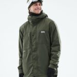 Dope изолирано междинно яке 4PZP151 маслинено зелено мъже