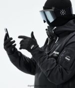 Dope мощни ски ръкавици 4PZP436 Черно бяла - Image 5