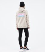 Dope обикновен w hoodie 4PZP849 диапазон пясък Жени - Image 4