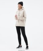 Dope обикновен w hoodie 4PZP849 диапазон пясък Жени - Image 5