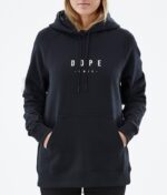 Dope обикновен w hoodie 4PZP850 връх черен Жени - Image 2