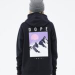 Dope обикновен w hoodie 4PZP850 връх черен Жени