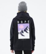 Dope обикновен w hoodie 4PZP850 връх черен Жени