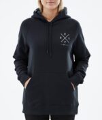 Dope обикновен w hoodie 4PZP851 2 пъти черно Жени - Image 6