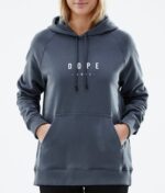 Dope обикновен w hoodie 4PZP853 peak metal blue Жени - Image 2