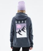 Dope обикновен w hoodie 4PZP853 peak metal blue Жени