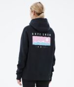 Dope обикновен w hoodie 4PZP857 диапазон черен Жени