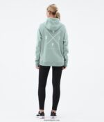 Dope обикновен w hoodie 4PZP858 2 пъти по-избледняло зелено Жени - Image 4