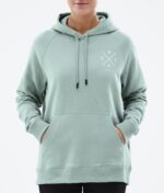 Dope обикновен w hoodie 4PZP858 2 пъти по-избледняло зелено Жени - Image 6