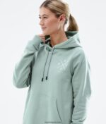 Dope обикновен w hoodie 4PZP858 2 пъти по-избледняло зелено Жени - Image 7
