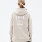 Dope обикновен w hoodie 4PZP860 върхов пясък Жени