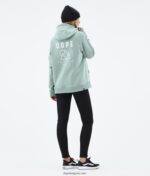 Dope обикновен w hoodie 4PZP862 върха избеляло зелено Жени - Image 4