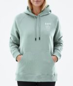Dope обикновен w hoodie 4PZP862 върха избеляло зелено Жени - Image 6