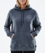 Dope обикновен w hoodie 4PZP866 2x up метален син Жени - Image 2
