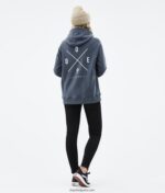 Dope обикновен w hoodie 4PZP866 2x up метален син Жени - Image 8