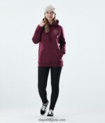 Dope обикновена качулка 4PZP863 2x нагоре бордо Жени - Image 3