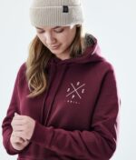 Dope обикновена качулка 4PZP863 2x нагоре бордо Жени - Image 6