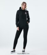 Dope обикновена качулка 4PZP865 розово черно Жени - Image 3