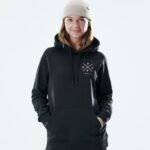 Dope обикновена качулка 4PZP867 2 пъти черно Жени