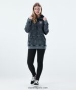 Dope обикновена качулка 4PZP872 палма избелена черна Жени - Image 3