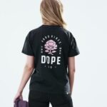 Dope обикновена тениска 4PZP880 розово черно Жени