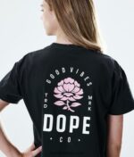 Dope обикновена тениска 4PZP880 розово черно Жени - Image 7