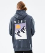 Dope обща качулка 4PZP288 peak metal blue мъже