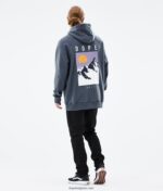 Dope обща качулка 4PZP288 peak metal blue мъже - Image 8