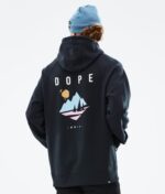 Dope обща качулка 4PZP292 черен бор мъже