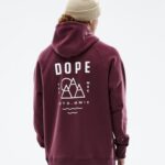 Dope обща качулка 4PZP303 върха бордо мъже