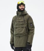Dope подобно яке за сноуборд 4PZP53 маслинено зелено мъже