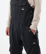 Dope прословутите b.i.b панталони за сноуборд 4PZP158 черен мъже - Image 8