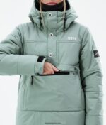 Dope пуховик с яке за сноуборд 4PZP528 избеляло зелено Жени - Image 10