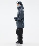 Dope сноуборд яке Yeti 4PZP25 2x up метален син мъже - Image 10